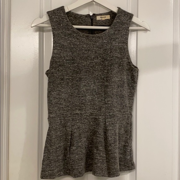 MADEWELL peplum tank top - Picture 1 of 3